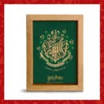 Quadretto in cartone Harry Potter - Verde